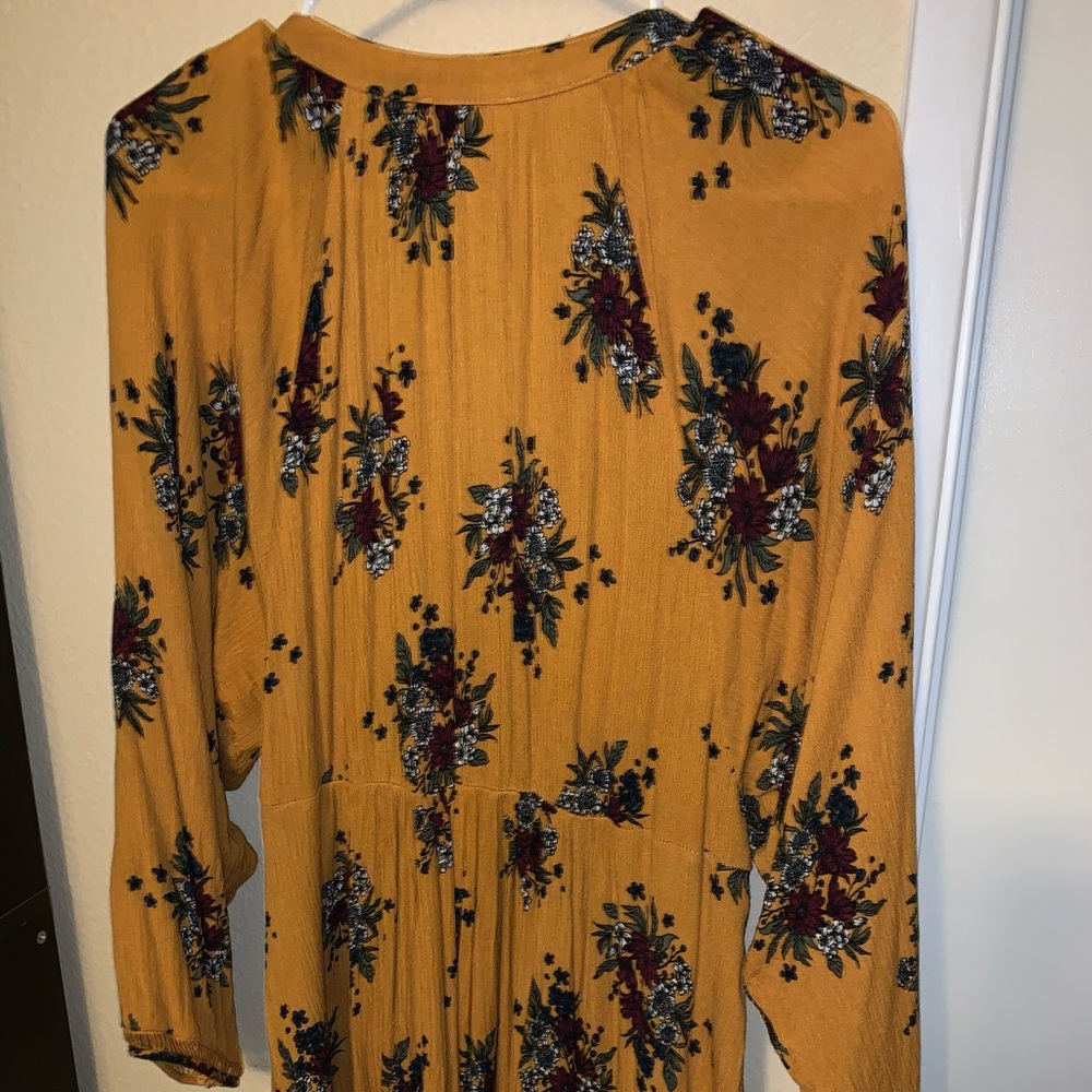 Umgee mustard boho floral print - Picture 4 of 5